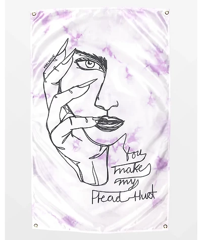 Melodie Headache Purple Banner