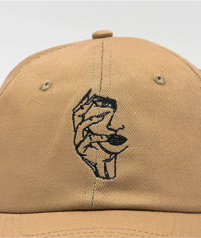 Melodie Headache Tan Strapback Hat