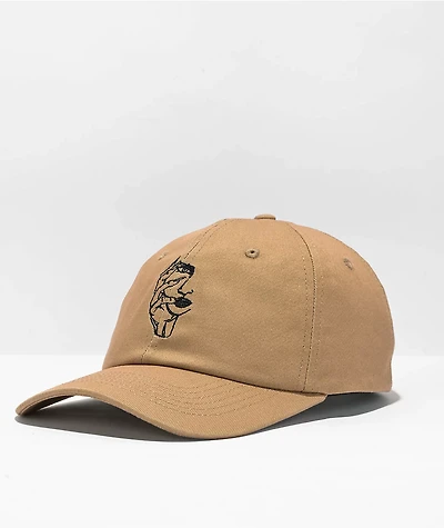 Melodie Headache Tan Strapback Hat