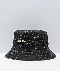 Melodie I Need Space Reversible Black Bucket Hat