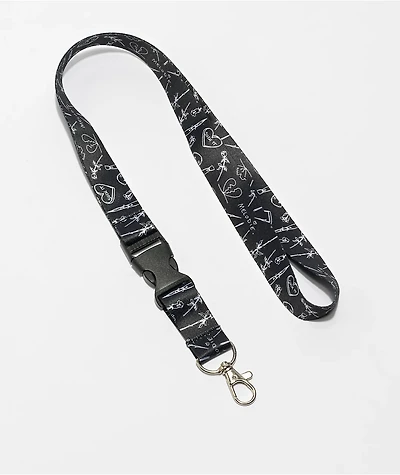 Melodie Lovers Black Lanyard
