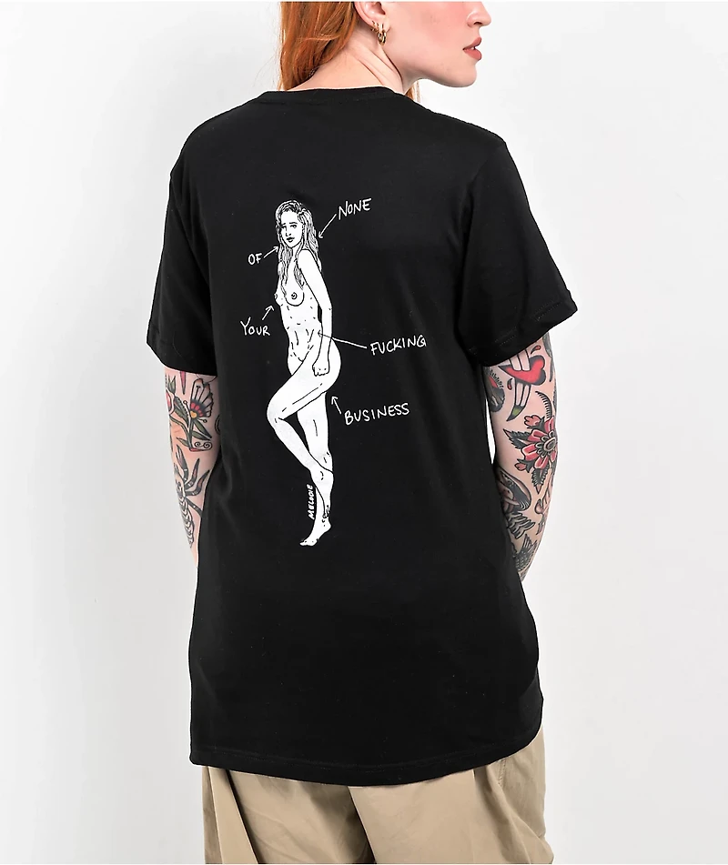 Melodie My Body Black T-Shirt