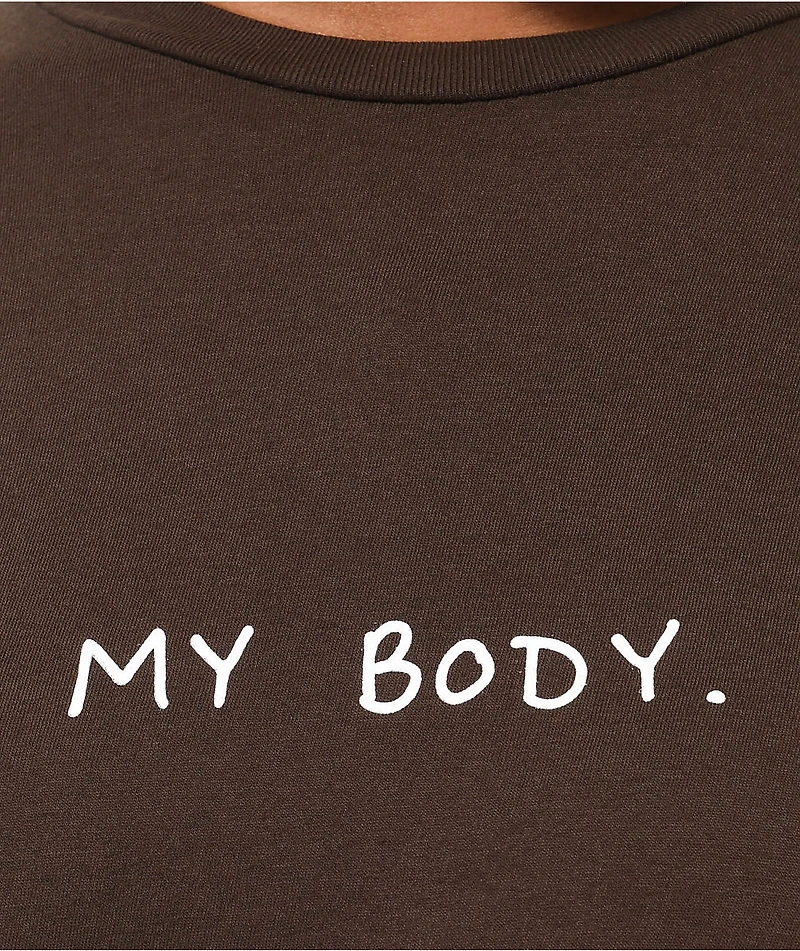Melodie My Body Dark Brown T-Shirt
