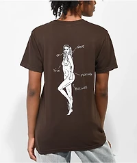 Melodie My Body Dark Brown T-Shirt