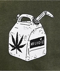 Melodie Nobody Rides Green T-Shirt