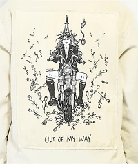 Melodie Out Of My Way Natural Corduroy Shirt Jacket