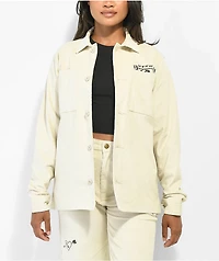 Melodie Out Of My Way Natural Corduroy Shirt Jacket