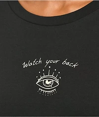 Melodie Watch Your Back Black T-Shirt