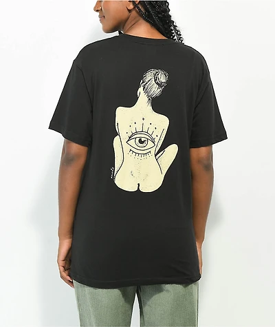 Melodie Watch Your Back Black T-Shirt