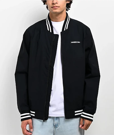 Members Only Black Bomber Jacket