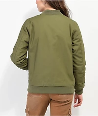 Members Only Duck Green Bomber Jacket