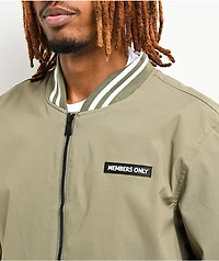 Members Only Green Bomber Jacket