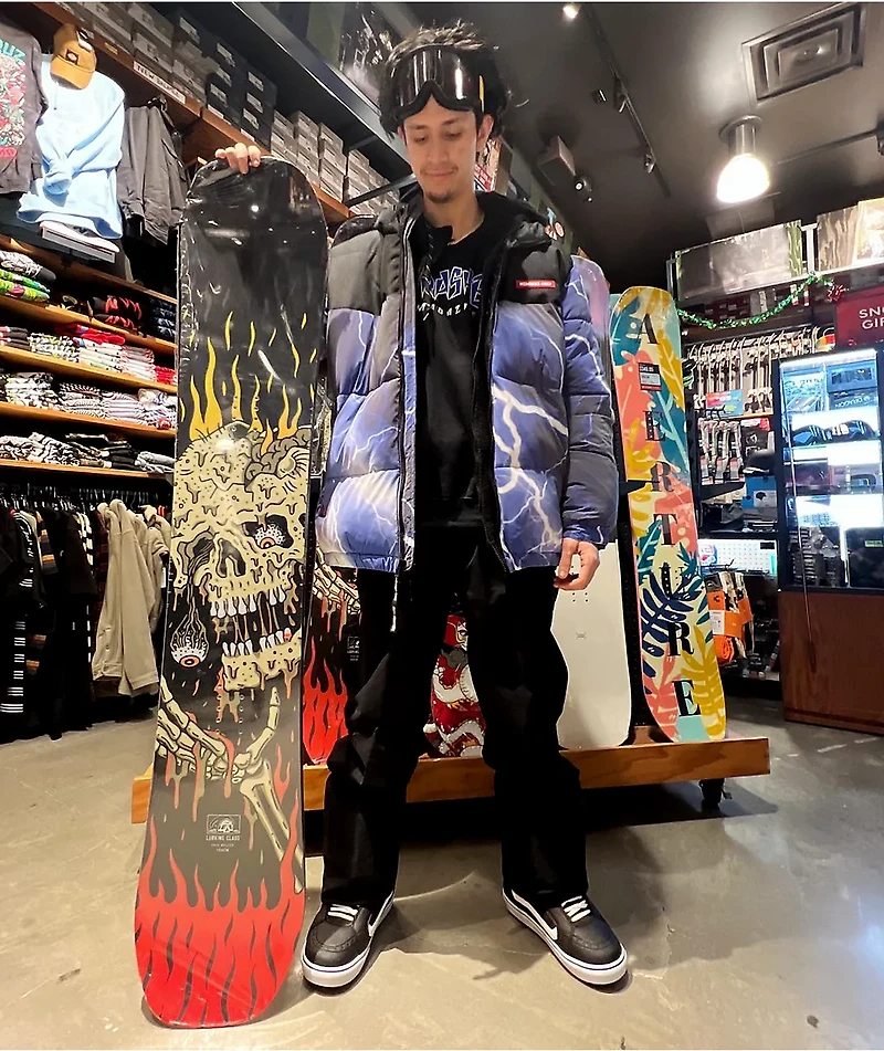 Members Only Lightning Blue Hooded Puffer Jacket
