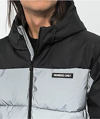 Members Only Reflective Split Puffer Jacket