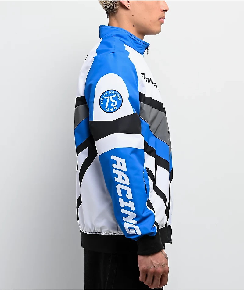 Members Only Speed Blue Racing Jacket