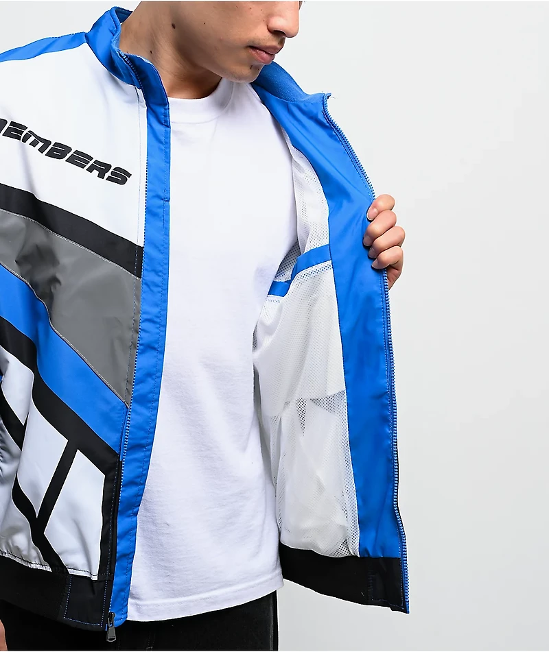Members Only Speed Blue Racing Jacket