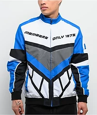 Members Only Speed Blue Racing Jacket