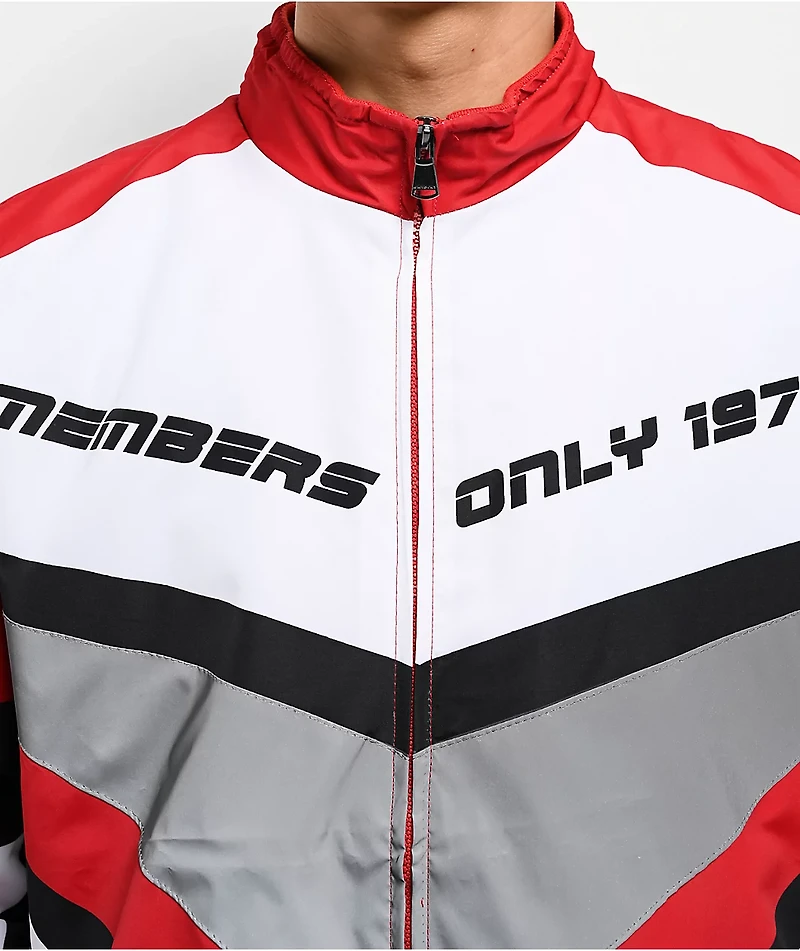 Members Only Speed Racing Red Jacket