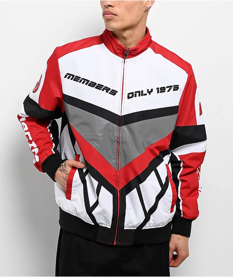 Members Only Speed Racing Red Jacket