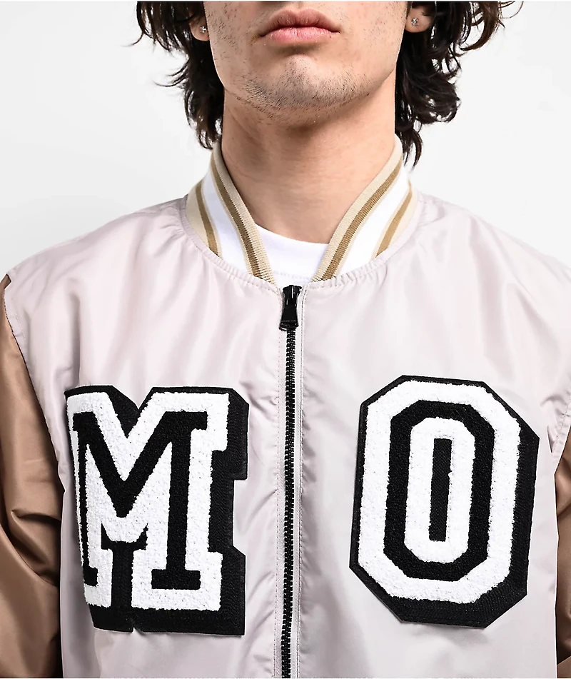 Members Only Tiger Tan Bomber Jacket