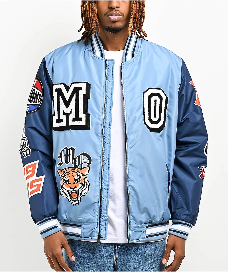 Members Only Tigers Blue Letterman Jacket