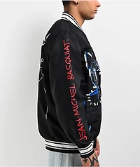 Members Only x Jean Michel Basquiat Black Bomber Jacket