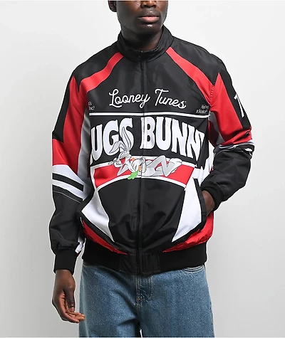 Members Only x Looney Tunes Black & Red Racing Jacket