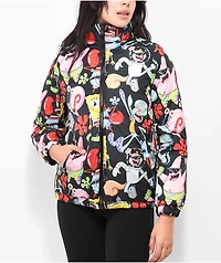 Members Only x Nickelodeon Black Reversible Puffer Jacket