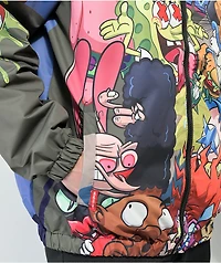 Members Only x Nickelodeon Entourage Blue Windbreaker Jacket