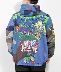 Members Only x Nickelodeon Entourage Blue Windbreaker Jacket