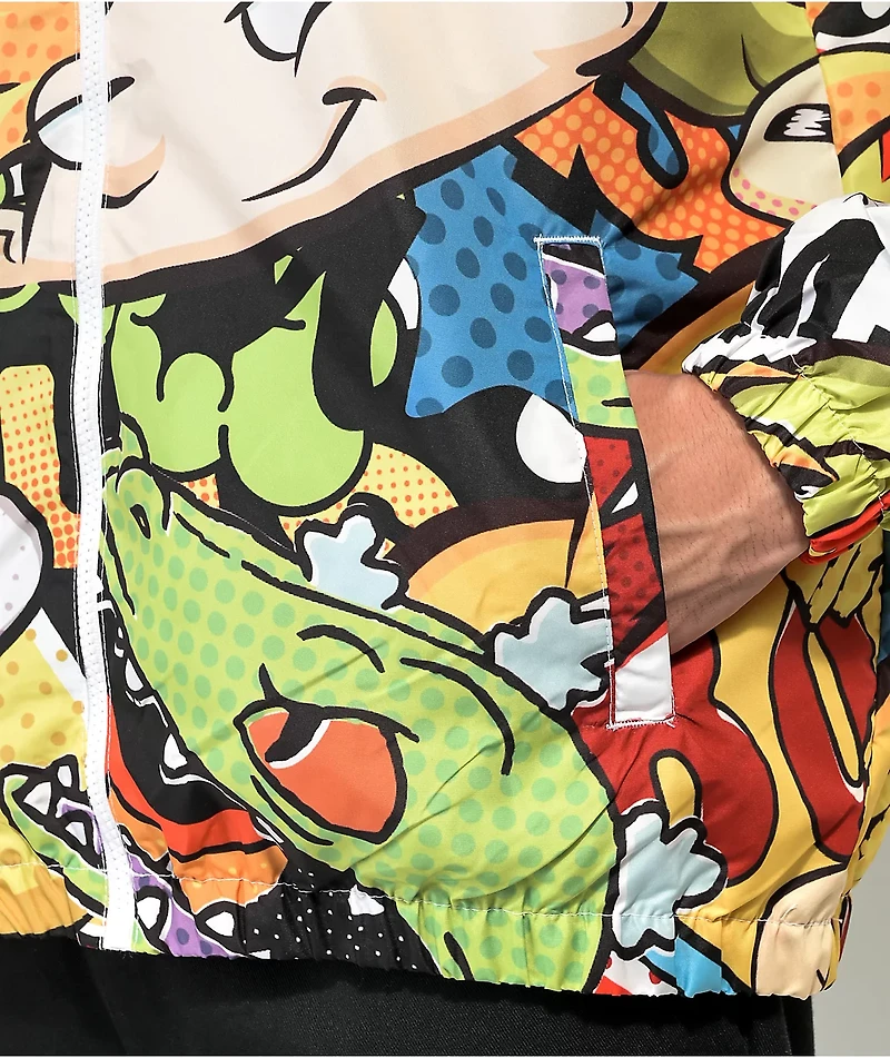 Members Only x Nickelodeon Kanji Multi Windbreaker Jacket