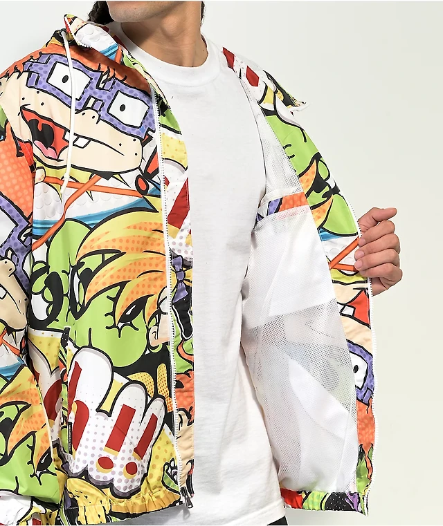 Members Only x Nickelodeon Kanji Multi Windbreaker Jacket
