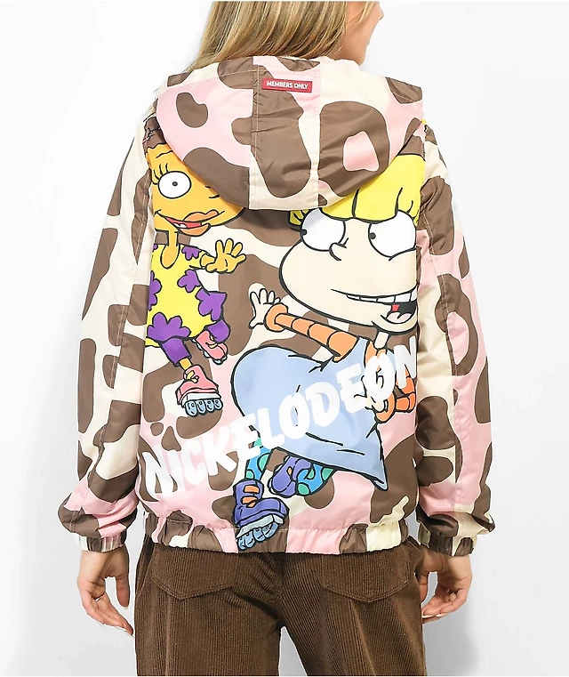 Members Only x Nickelodeon Kids' Rugrats Black Windbreaker