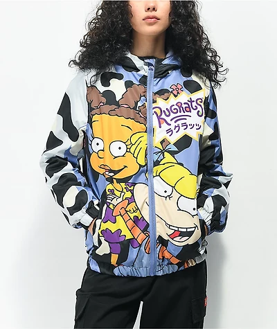 Members Only x Nickelodeon Rugrats Purple Camo Windbreaker Jacket