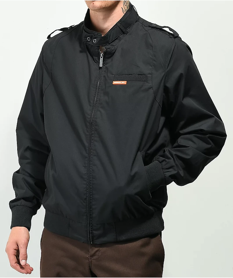 Members Only x Rugrats Iconic Black Racer Jacket