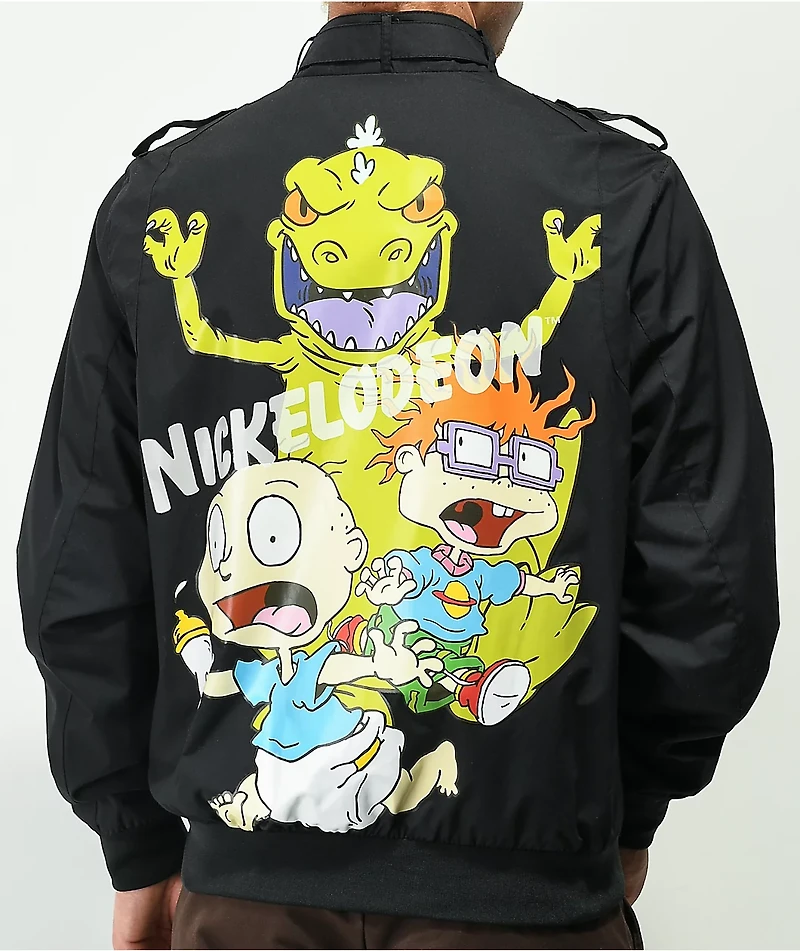 Members Only x Rugrats Iconic Black Racer Jacket