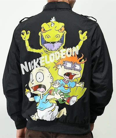 Members Only x Rugrats Iconic Black Racer Jacket