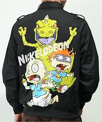 Members Only x Rugrats Iconic Black Racer Jacket
