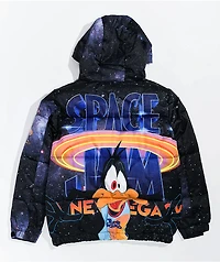 Members Only x Space Jam: A New Legacy Kids' Galaxy Puffer Jacket
