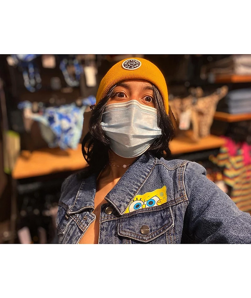 Members Only x SpongeBob Reversable Denim Trucker Jacket