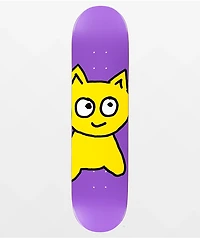 Meow Big Cat Purple 7.75" Skateboard Deck