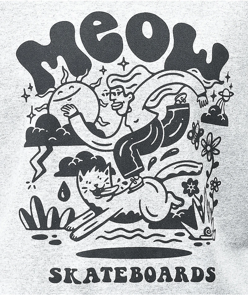 Meow Heddy Grey T-Shirt