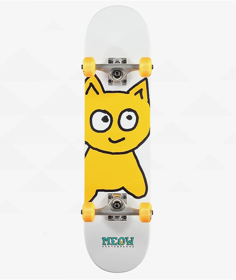 Meow Kids Big Cat 7.0" Soft Top Skateboard Complete