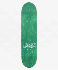 Meow Skateboards Green Big Cat 8.0" Skateboard Deck