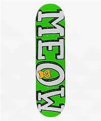 Meow Skateboards Green Logo 8.25" Skateboard Deck