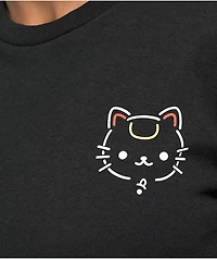 Meow Tuna Cat Black T-Shirt