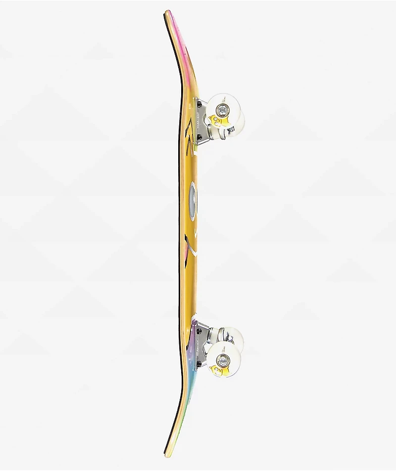 Meow Tye Dye Big Cat 6.75" Soft Top Skateboard Complete