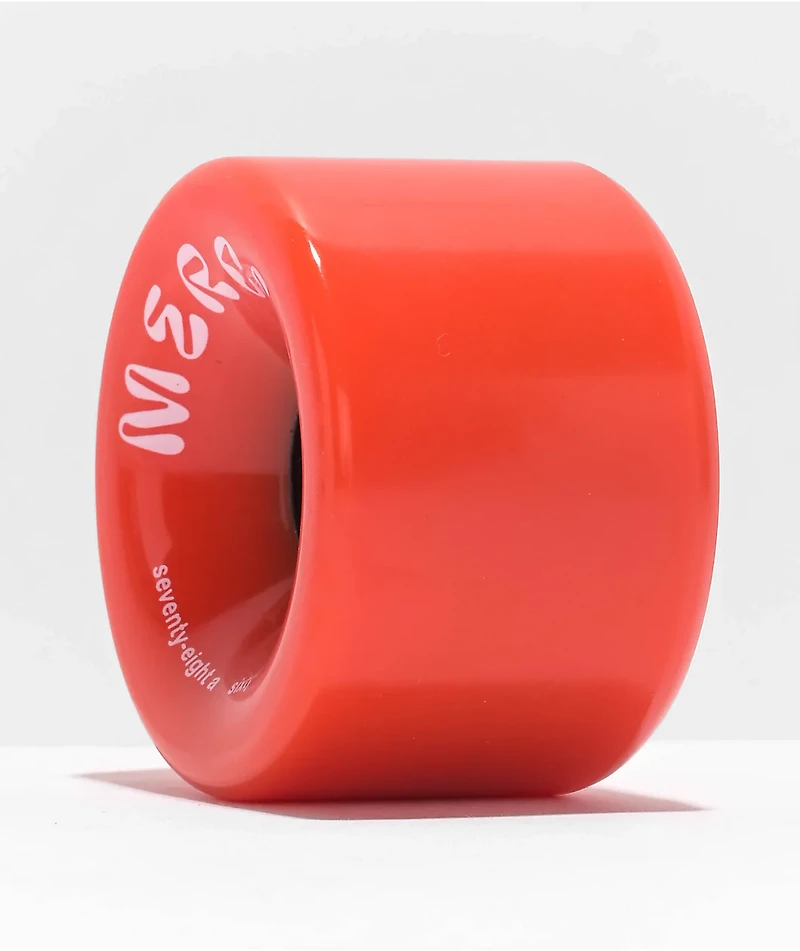 Mercer 65mm 80a Red Longboard Wheels