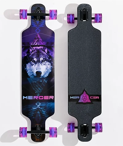 Mercer Mystic Wolf 2.0 40" Drop Through Longboard Complete