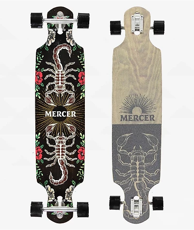 Mercer Scorpion And Sol 40" Drop Through Longboard Complete